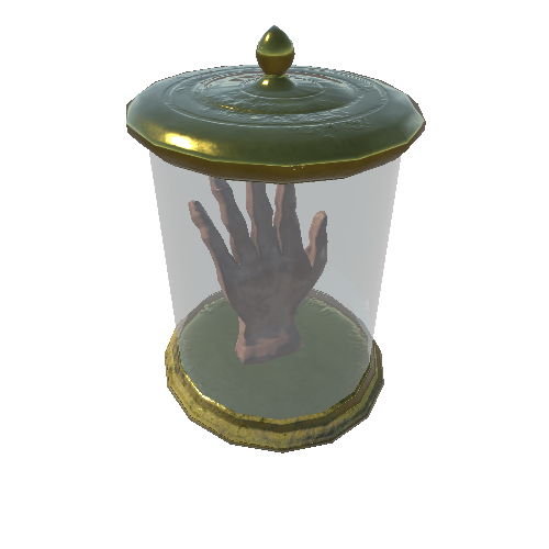 Jar with Hand